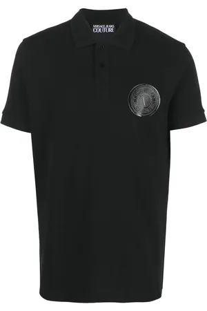VERSACE Poloshirt mit Logo-Print