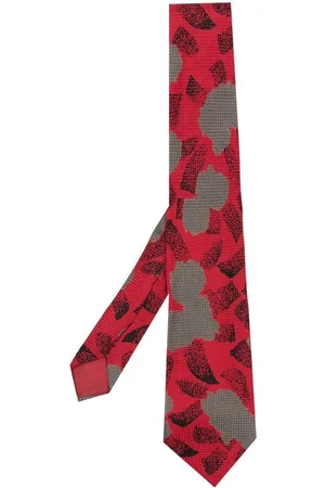 VERSACE 1970s Seidenkrawatte mit grafischem Print