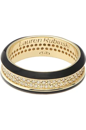 Lauren Rubinski 14kt Gelbgoldring mit Diamanten