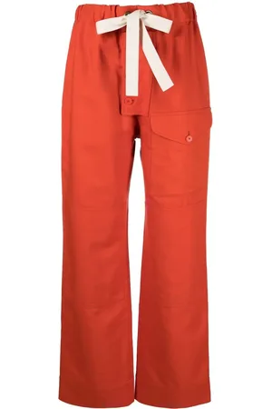 Stella McCartney Gerade Hose mit Kordelzug