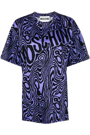 Moschino T-Shirt mit Zebra-Print
