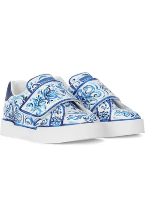 Dolce & Gabbana Portofino Light Sneakers mit Majolica-Print