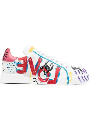 Dolce & Gabbana Bemalte Portofino Sneakers