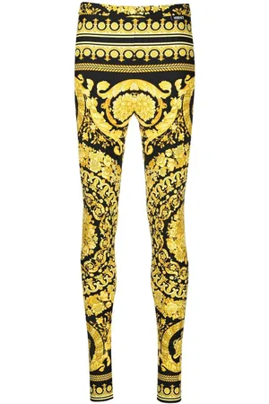 VERSACE Leggings mit Barocco-Print