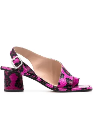 Scarosso Sandalen mit Schlangen-Optik
