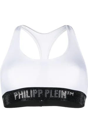 Philipp Plein Sport-BH mit Logo-Verzierung
