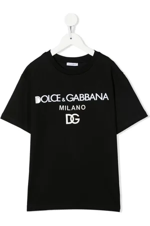Dolce & Gabbana T-Shirt mit DG Milano-Stickerei