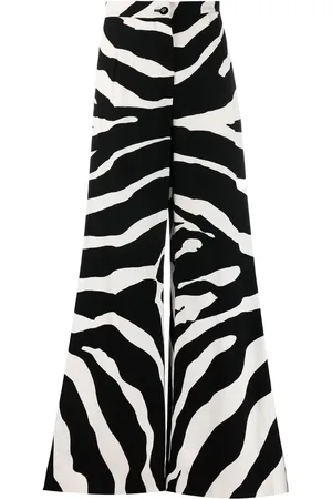 Dolce & Gabbana Gaia Schlaghose mit Zebra-Print
