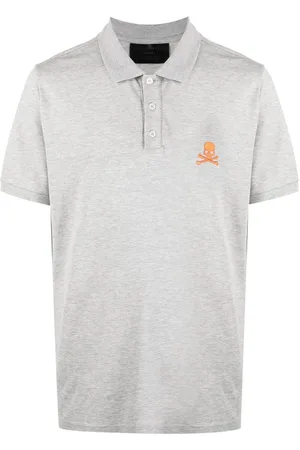 Philipp Plein Poloshirt mit Totenkopf-Print
