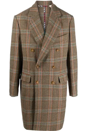 Vivienne Westwood Doppelreihiger Mantel mit Karomuster