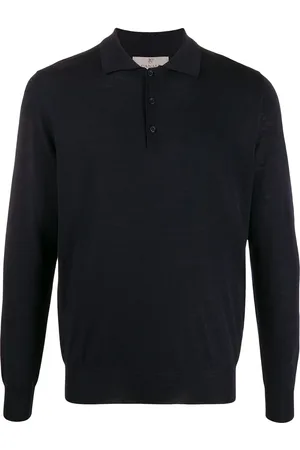 CANALI Poloshirt aus Merinowolle