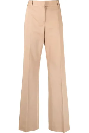Salvatore Ferragamo High-Waist-Hose mit geradem Bein