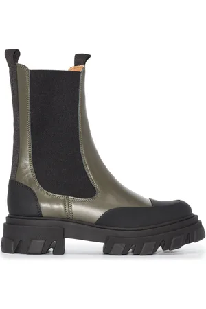Ganni Stiefel mit Finish