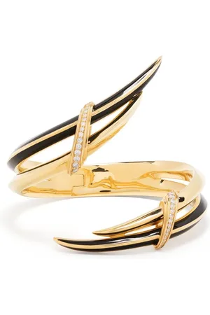 SHAUN LEANE Sabre Deco Statement Armspange mit Diamanten