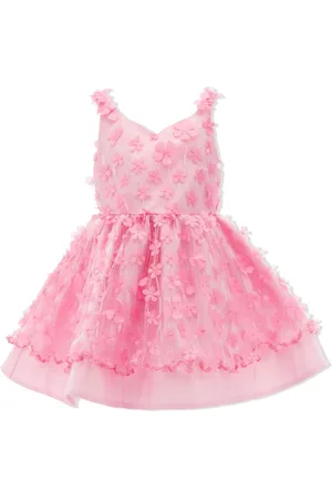 Tulleen Ravine Kleid mit Blumenapplikation