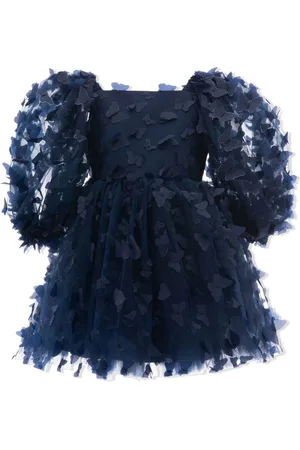 Tulleen Mariposa Kleid mit Blumenapplikation