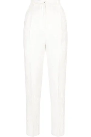 Dolce & Gabbana Hose aus floralem Brokat