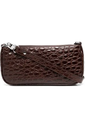 By Far Handtasche mit Kroko-Effekt
