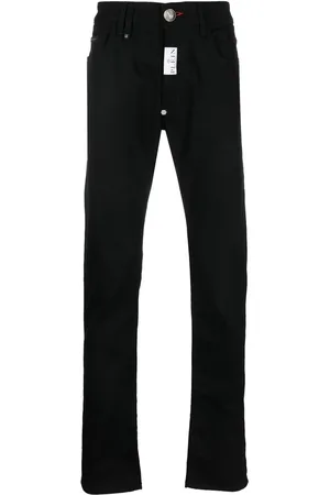 Philipp Plein Gerade Jeans mit Logo-Stickerei