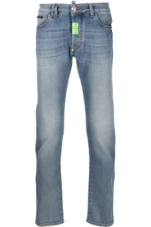 Philipp Plein Hexagon Straight-Leg-Jeans
