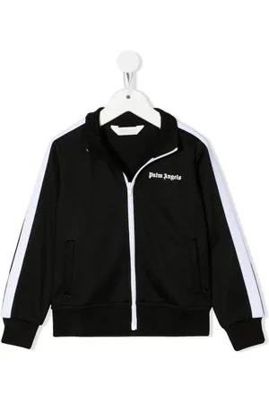 Palm Angels Sweatshirtjacke mit Logo-Print
