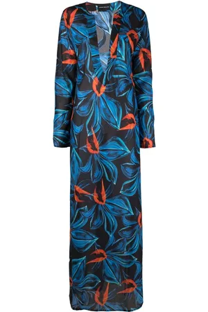 Louisa Ballou Kleid mit abstraktem Print