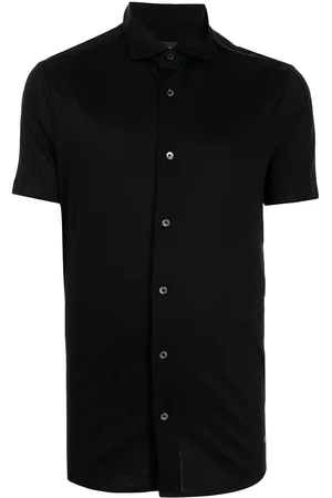 Emporio Armani Hemd mit Logo-Schild