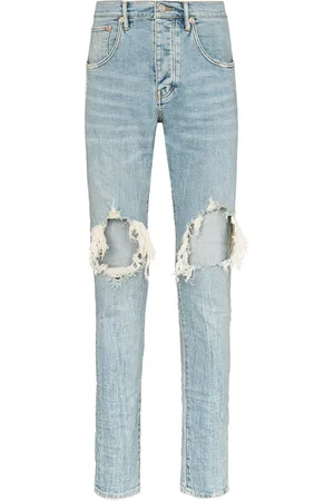 Purple Brand Skinny-Jeans im Destroyed-Look