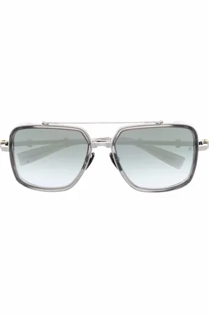 Balmain Sonnenbrille mit eckigem Gestell