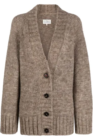 Maison Margiela Botanical Dye Cardigan mit V-Ausschnitt
