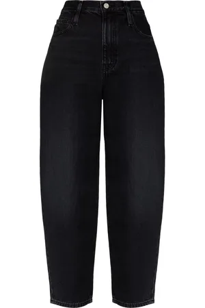 Frame High-Waist-Jeans mit geradem Bein