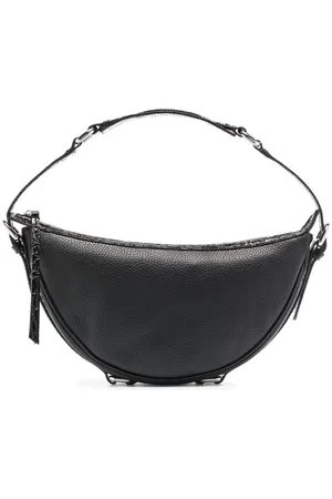 By Far Schultertasche aus gekörntem Leder