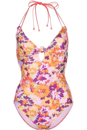 ZIMMERMANN Badeanzug mit Blumen-Print