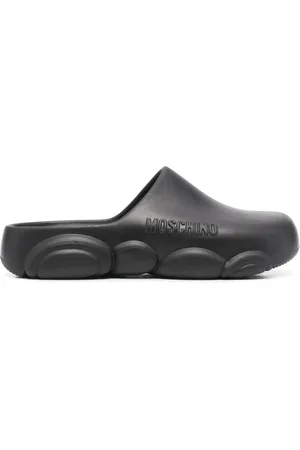 Moschino Mules mit Logo-Prägung