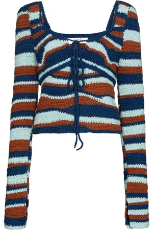 SEA Gehäkelter Pullover