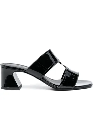 Salvatore Ferragamo Pantoletten mit Doppelriemen