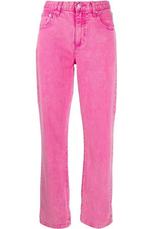 Michael Kors Halbhohe Straight-Leg-Jeans