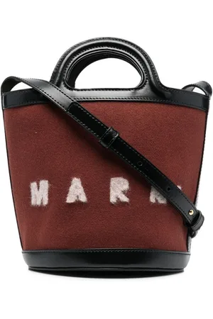 Marni Beuteltasche mit Logo-Print