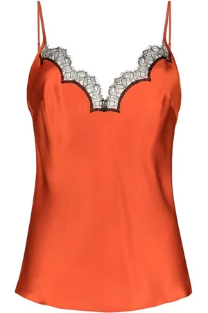 Gilda & Pearl Camisole-Top mit Spitzenbesatz