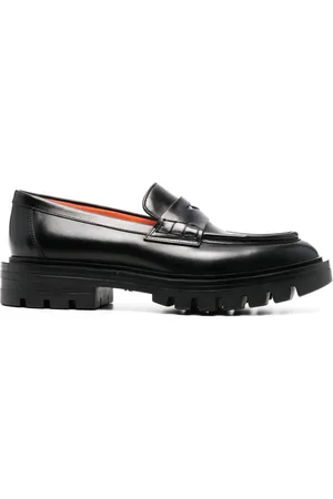 santoni Loafer mit Profilsohle
