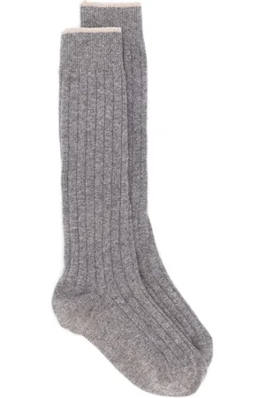 Brunello Cucinelli Gerippte Socken
