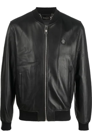 Philipp Plein Bomberjacke aus Leder