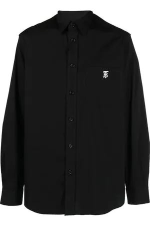 Burberry Hemd mit Logo-Stickerei