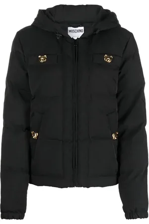 Moschino Gefütterte Jacke mit Teddy-Knöpfen
