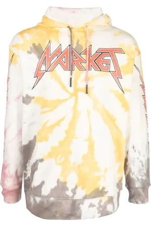 MARKET Hoodie mit Batikmuster