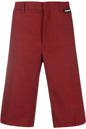Vetements Shorts mit Hahnentrittmuster