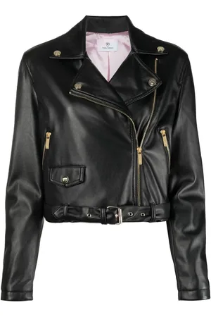 Chiara Ferragni Bikerjacke mit Reißverschlüssen