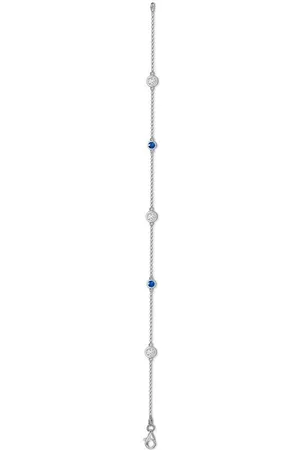 Pragnell 18kt Sundance Weißgoldarmband mit Saphir und Diamant