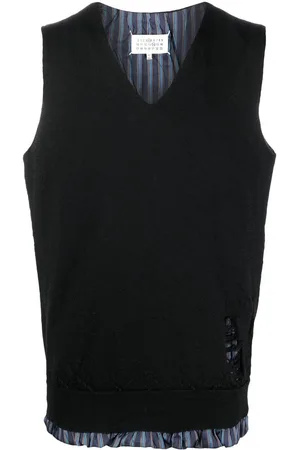Maison Margiela Pullunder im Distressed-Look