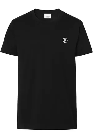 Burberry T-Shirt mit Logo-Stickerei